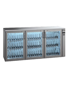 Meuble 3 portes vitrées sans groupe