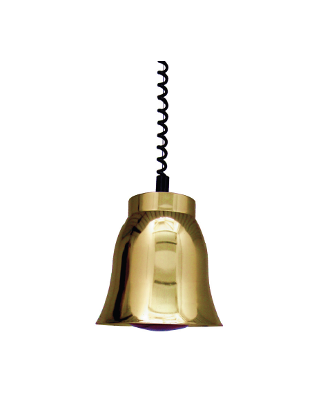 Lampe cuivre jaune